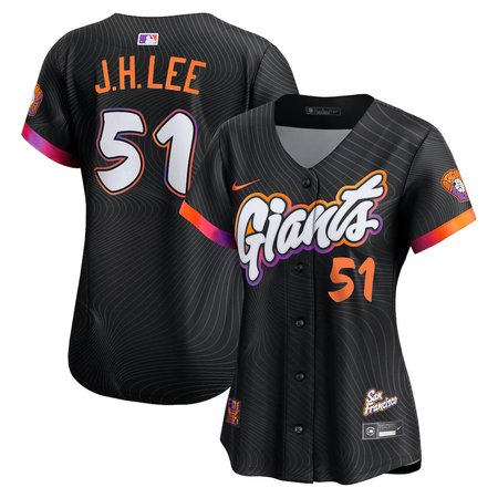 Women's San Francisco Giants #51 Jung Hoo Lee Nike Black 2025 City Connect Limited Jersey